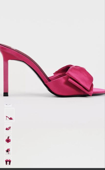 Босоніжки zara  на підборах