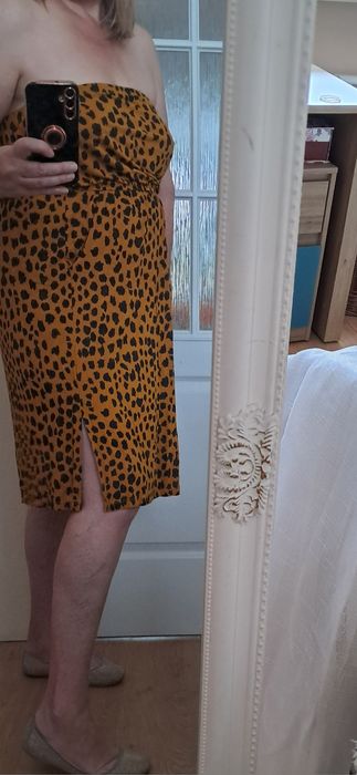 Letnia sukienka w panterkę Tu Woman