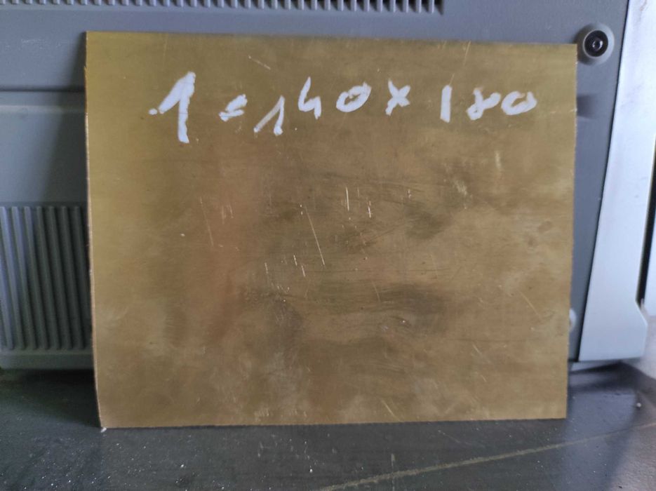 Blacha mosiężna różne formaty