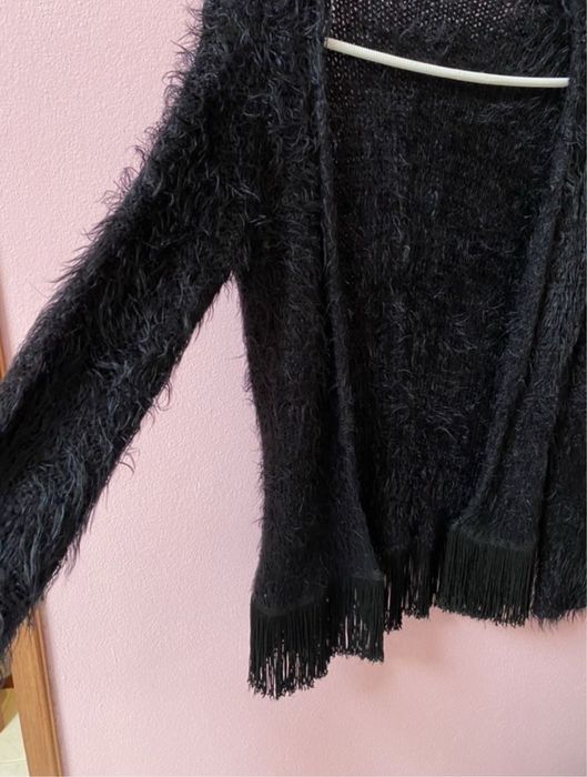 Casaco Felpudo com Franjas Bainha (TU)