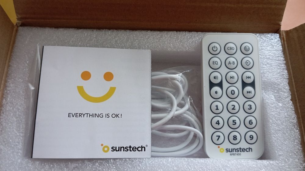 Bluetooth-радіо Sunstech RPBT450BK - НОВЕ