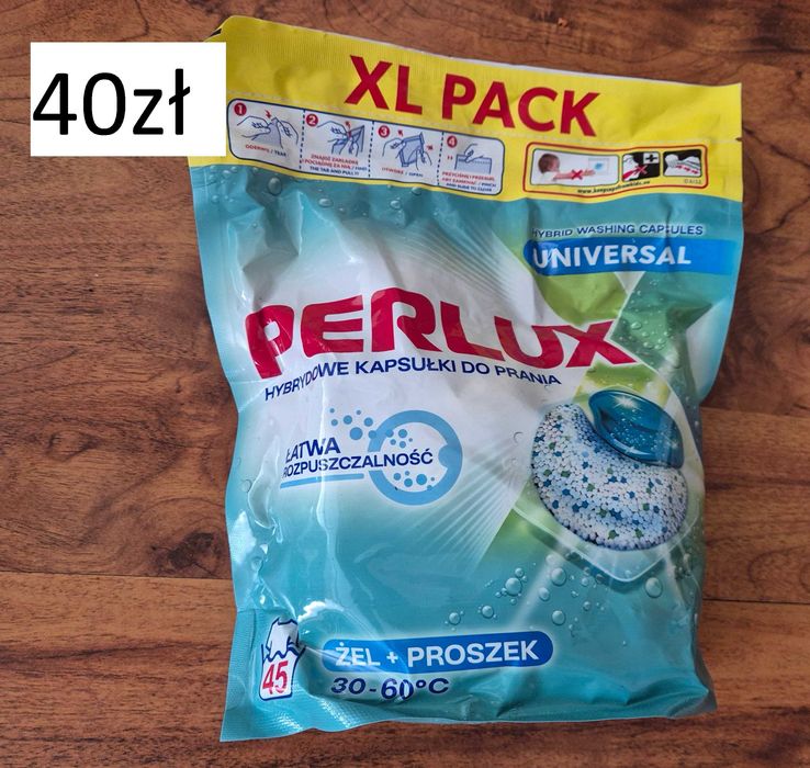 Perlux kapsułki do prania 45kaps. uniwersalne do kolorów i ciemnych