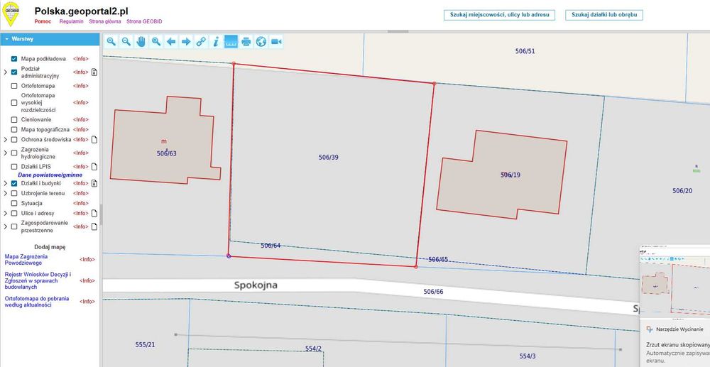 Sprzedam działkę – Tomice, 5 arów z MPZP oznaczenie MU