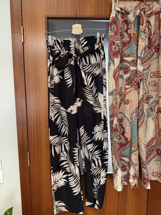 3 pares de calças largas