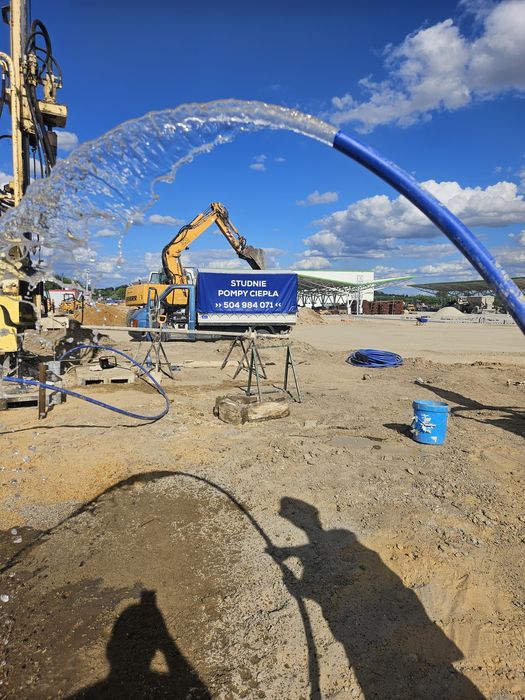 Studnie głębinowe,  odwierty pod pompy ciepła