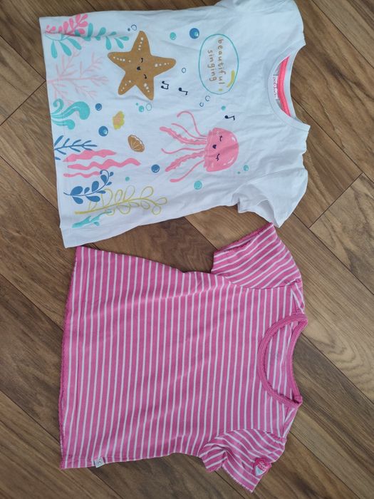 Zestaw na lato 92/98 spodenki bluzki