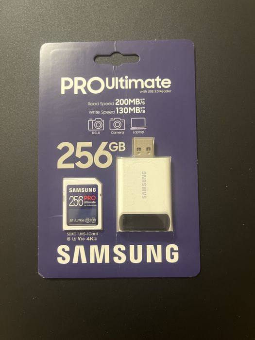 Karta pamięci Samsung PRO ultimate SDXC 256gb