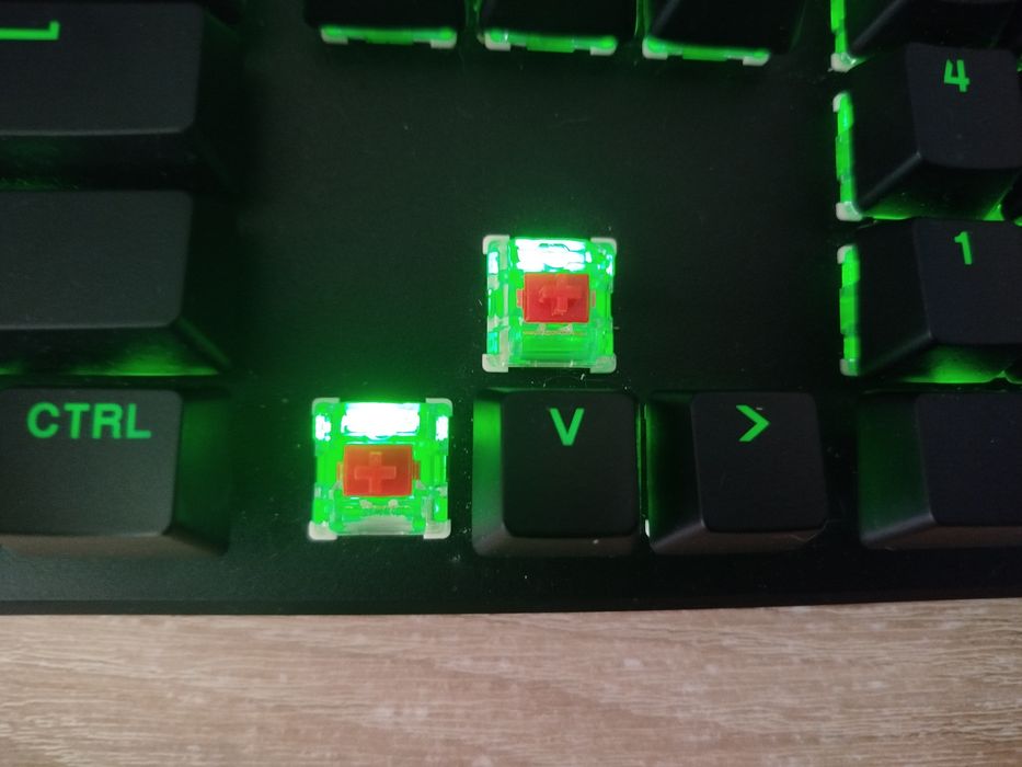 teclado mecânico switch vermelho