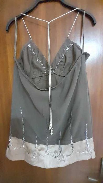 Blusa/ Top de atar ao pescoço - Vero Moda - tam. 38