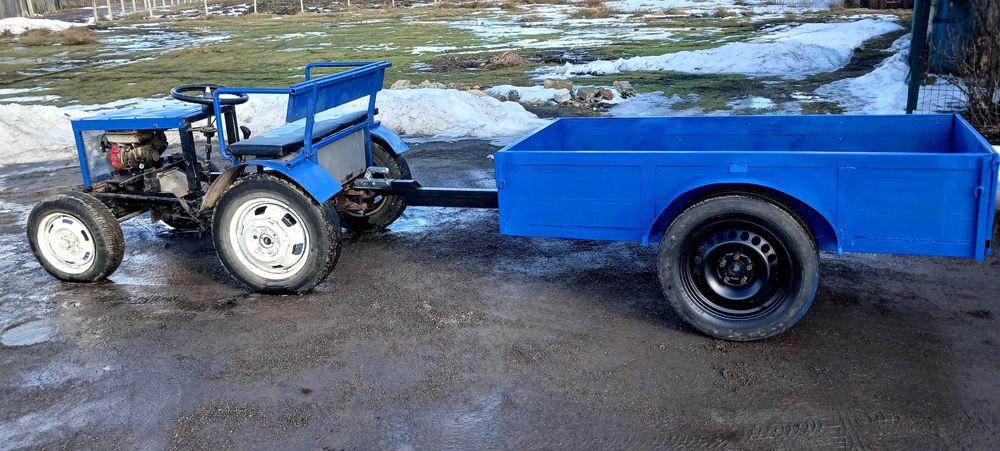 Міні-трактор з причіпом своїми руками