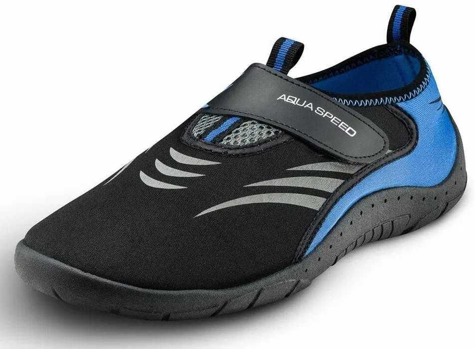 Buty do wody AQUA SPEED czarno niebieskie ( różne rozmiary )