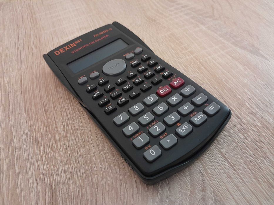 Nowy_Kalkulator naukowy 2-liniowy_DEXIN_Do szkoły i biznesu_Czarny.