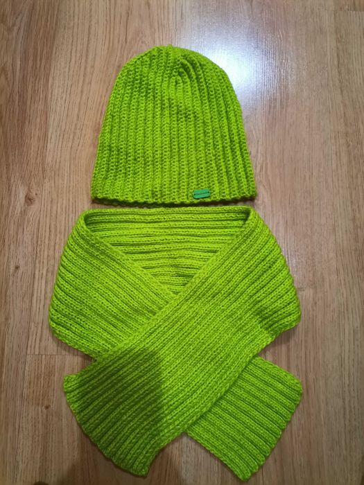 Шарф и шапка ручная работа