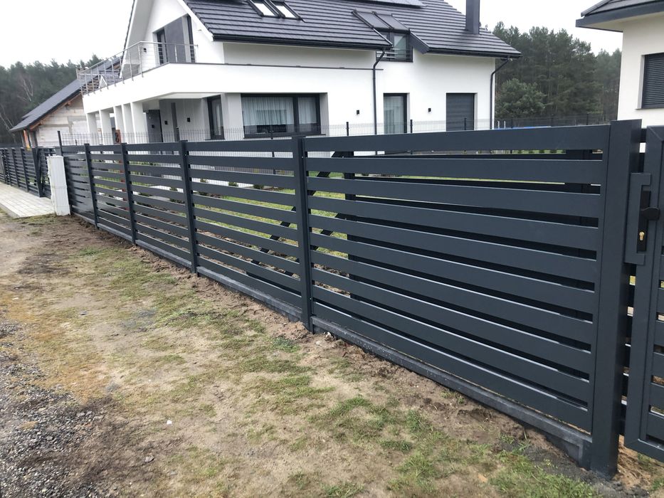 Ogrodzenia panelowe komplet z montazem betonem i dostawa Bramy Furtki