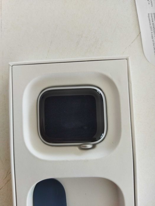 Apple watch séries 9 41mm caixa de alumínio storm BLUE