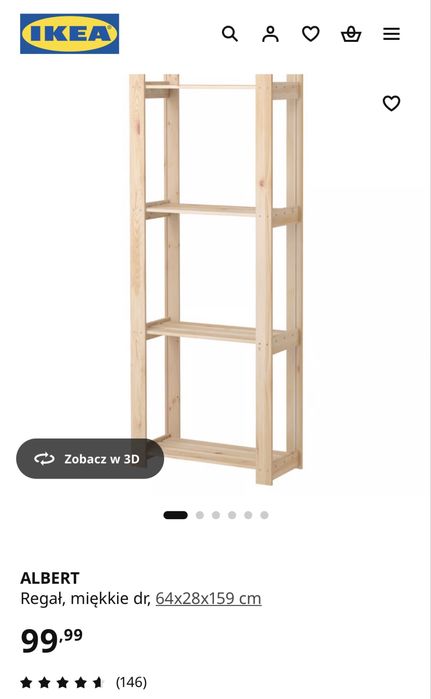 Regał Ikea Albert