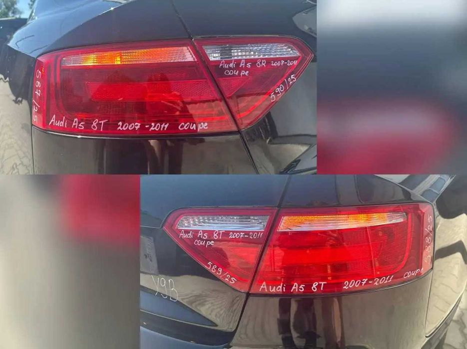 Ліхтарі задні (комплект) Audi A5 Coupe 2007–2011 EU галогенові | 8T