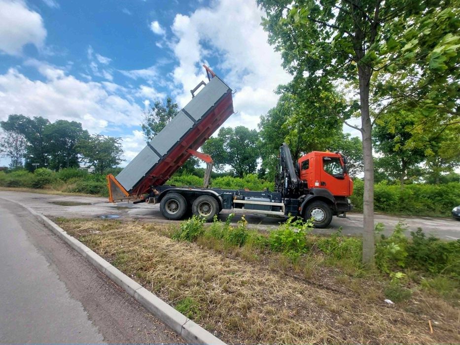 Renault Keraxx 370 DXI 6x4 wywrotka hds HIAB