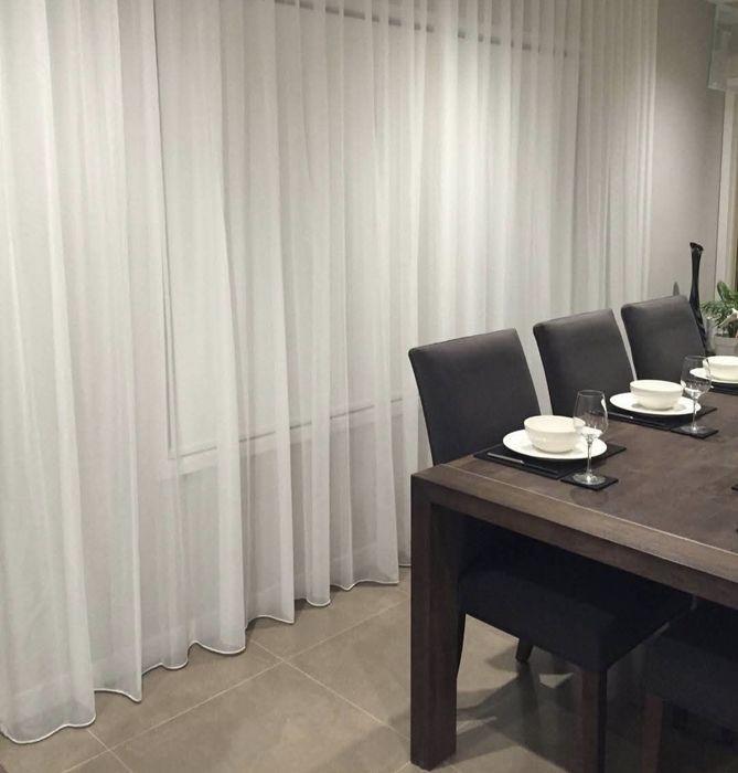 Firana kremowa  markizeta na wymiar