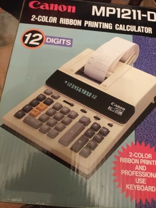 Kalkulator  z drukarką CANON  MP1210-D