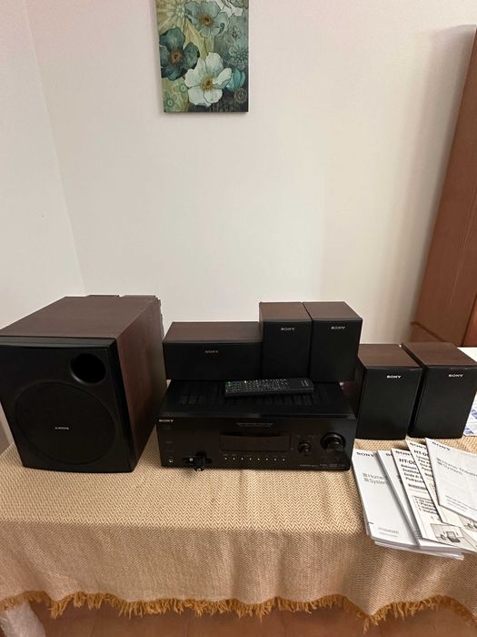 Sony - Home Theater - Alta qualidade - 5 Caixas + Subwoofer