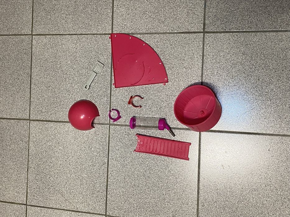 Gaiola hamster com acessórios