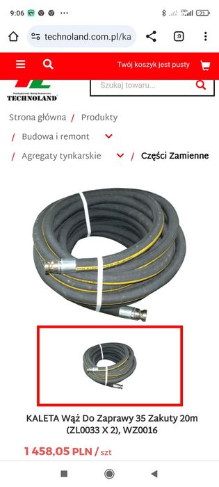 Wąż tynkarski dn35