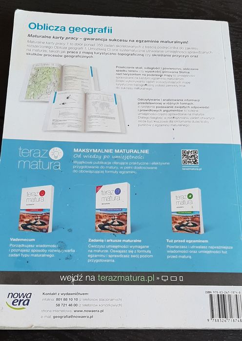 Oblicza geografii 1 maturalne karty pracy