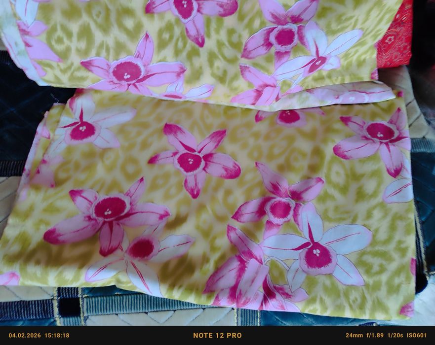 Отрезы хлопковой ткани