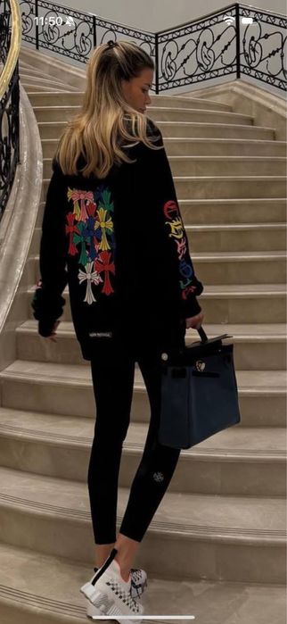 Худи Chrome Hearts 1:1  Штаны Хром Хартс Лонгслів Толстовка