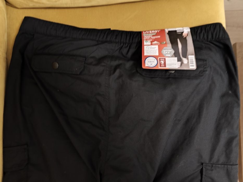 Spodnie męskie bojówki ocieplane