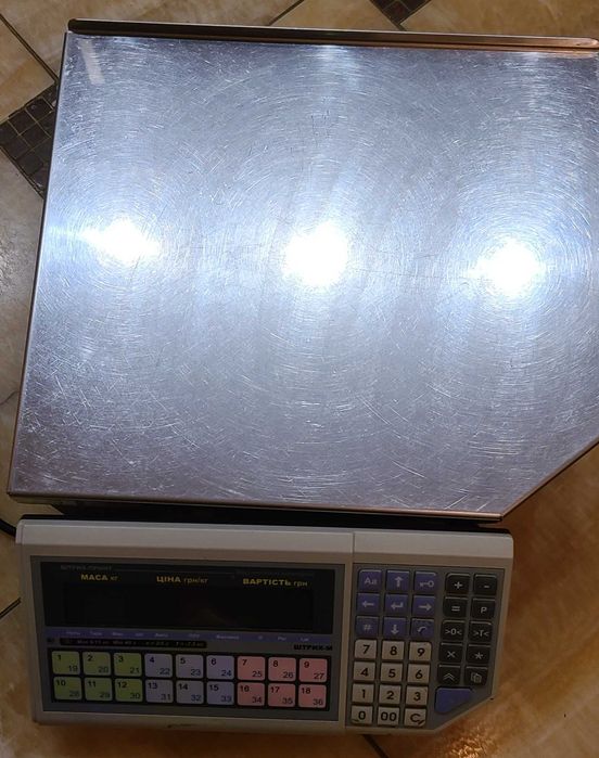 Електронні настільні ваги з друком етикеток Штрих-Принт Ф1 15-2.5 -Б/В