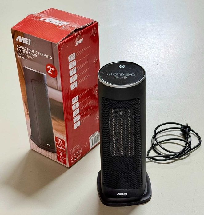 Aquecedor e Ventilador Térmico - Quente e Frio