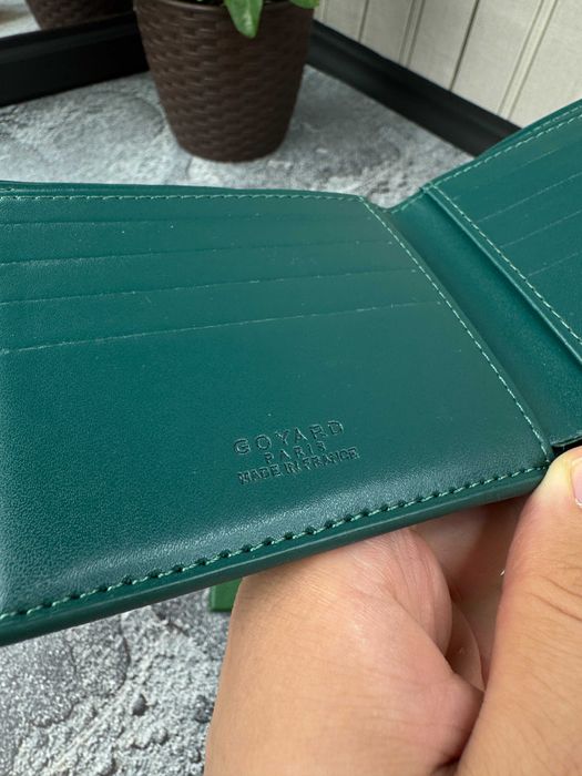 Гаманець з еко-шкіри Goyard преміум класу з подарунковим набором