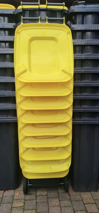 Niemieckie mocne pojemnik kosz kubeł na śmieci 120  240 tanio Dowóz