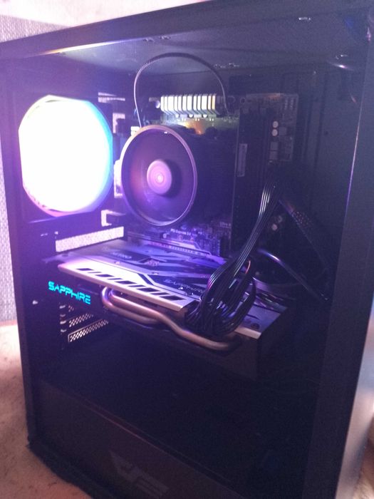 Gamingowy Komputer AMD Ryzen 1600 Sapphire Rx570 8gb  Nitro 16gb ddr4