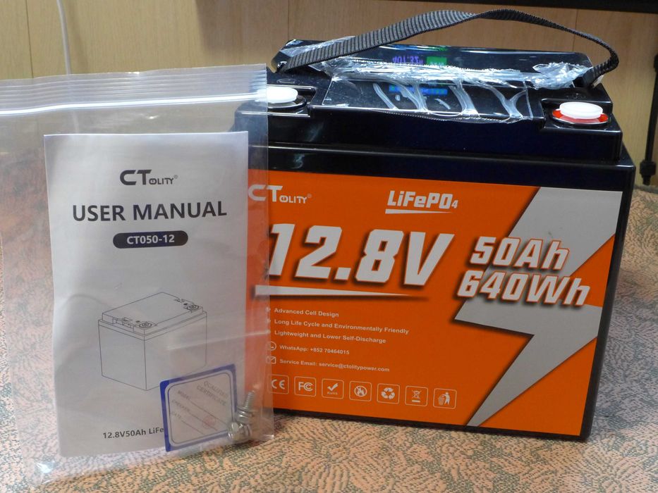 Акумулятор  LiFePO4 CTOLITY CT050-12 12.8V 50Ah 640Wh