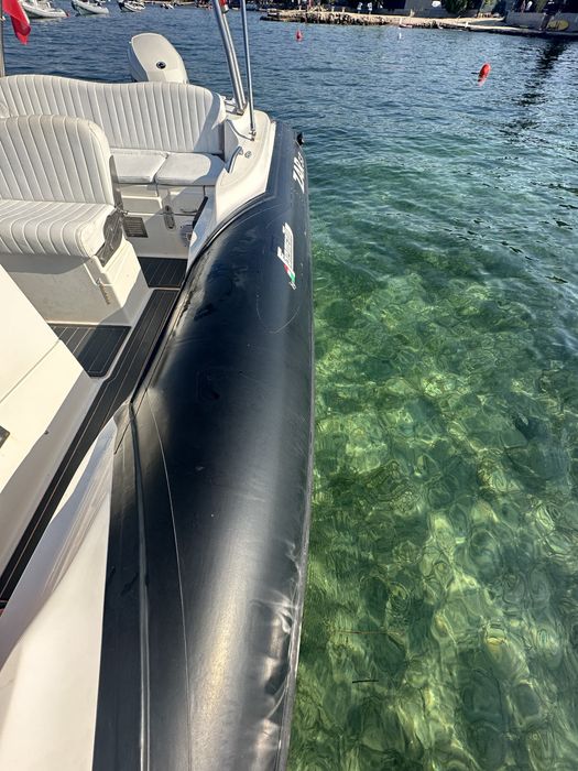 RIB Ponton ZAR 53 Evinrude 130 E-TEC stereo navi ploter