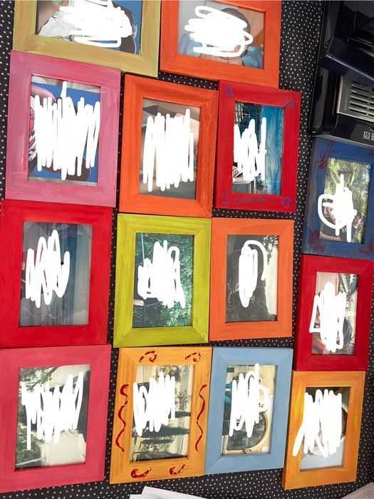 Molduras pintadas a mao IKEA 10x15