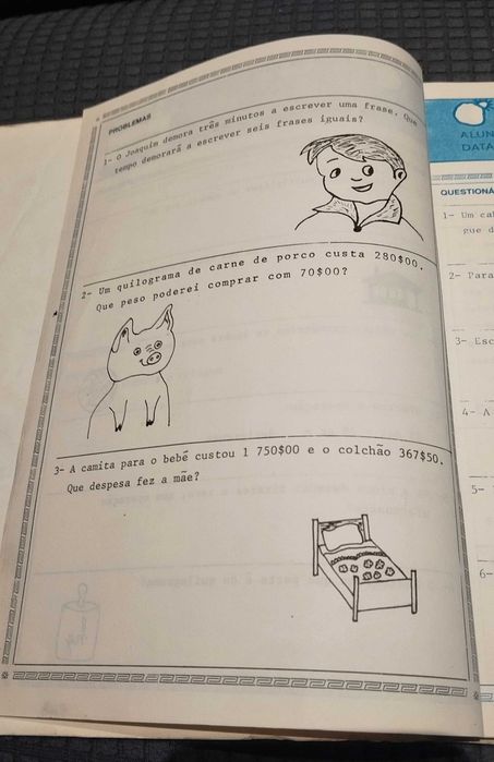 Bola de Neve 1 Ano 2 fase - Livro escolar antigo