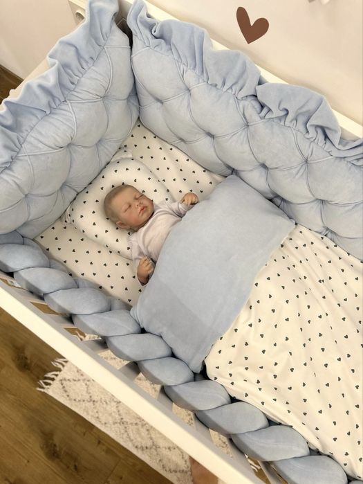 Комплект постельного в кроватку бортики защита захист постіль