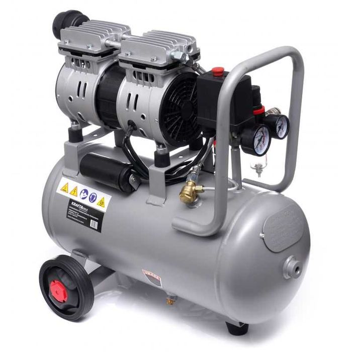 KRAFT&DELE Kompresor Bezolejowy 24l 8 Bar Sprężarka 1200w KD1395