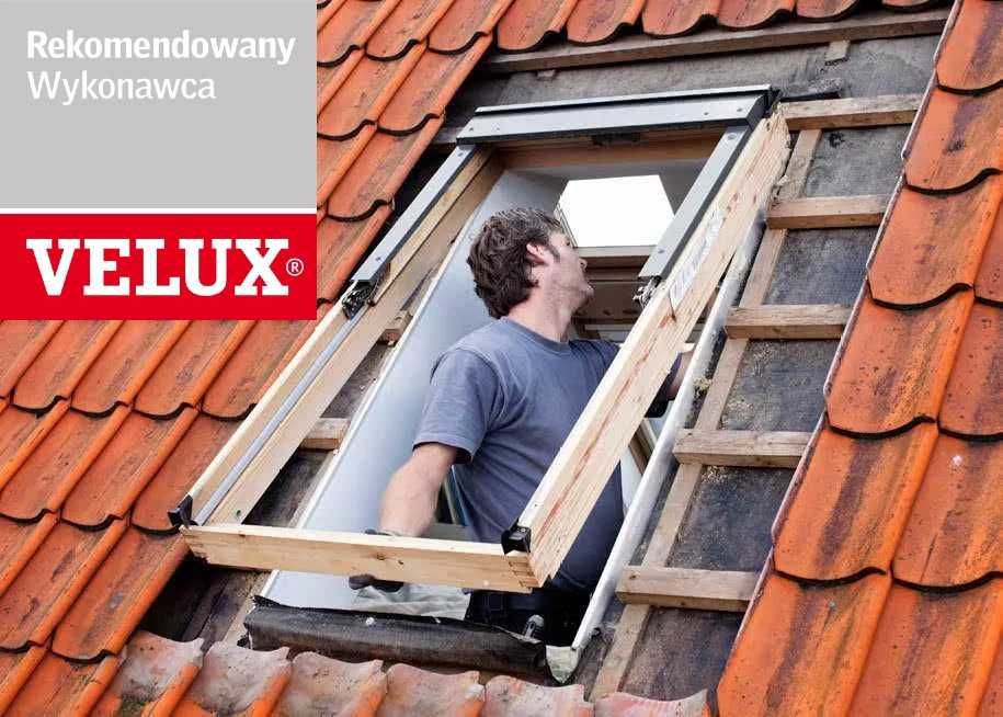Wymiana okien dachowych serwis/montaż/naprawa Velux warmińsko mazurski
