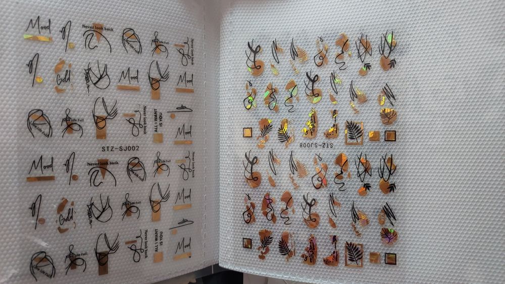 Autocolantes para unhas de gel