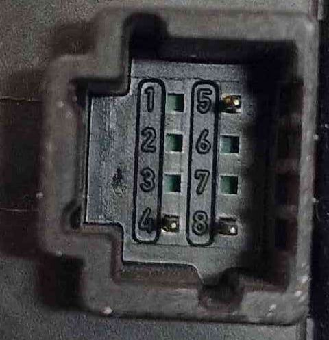 Comando / Botão / Interruptor Vidros Frente Esquerdo 254298400R - RENAULT CAPTUR I