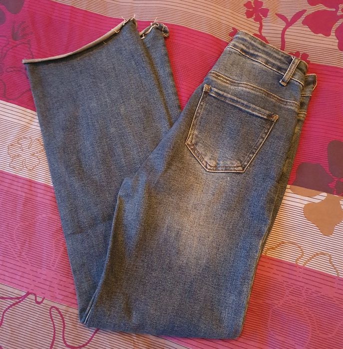 Jeansy flare Goodies r. S wysoki stan