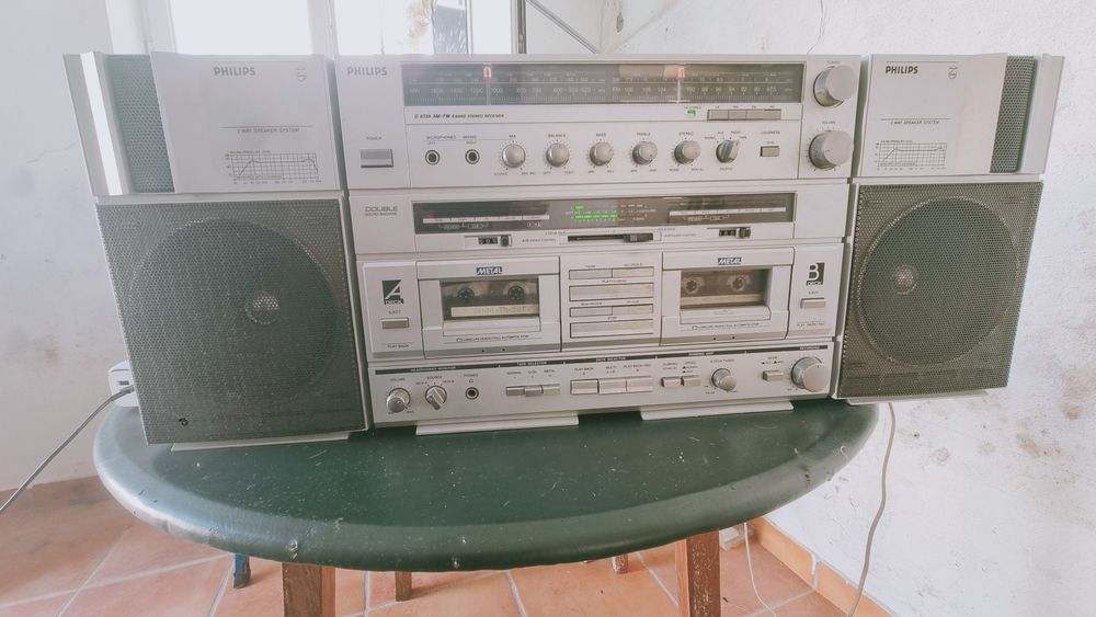 Philips D8734 Vintage Boombox