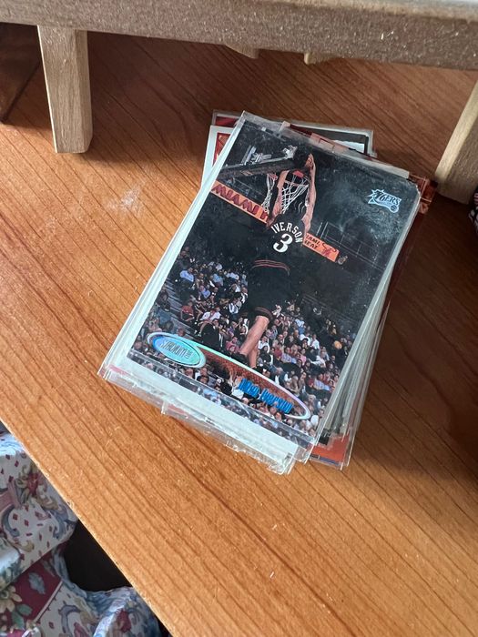 Cartas da nba iverson collecao de rookies etc