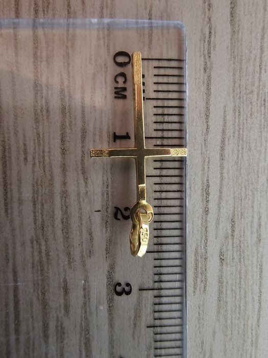 Cruz ouro 18 kilates