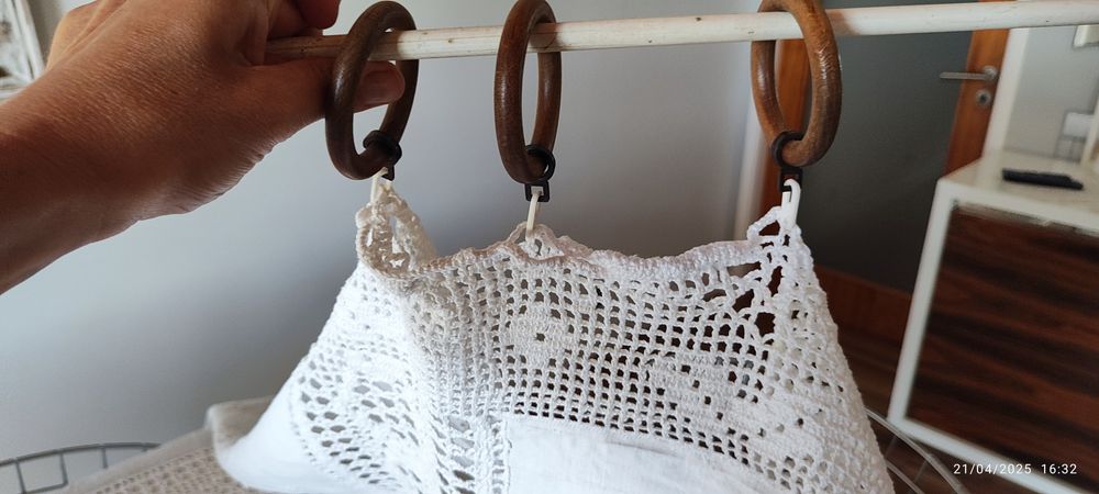 Conjunto 14 Argolas.para cortinas e acessórios de ligação